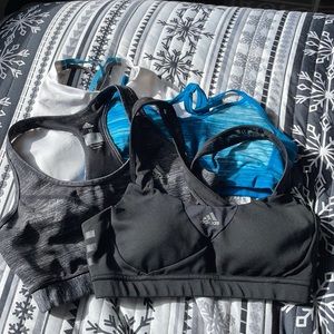 Bundle of Adidas/Under Armour bras!